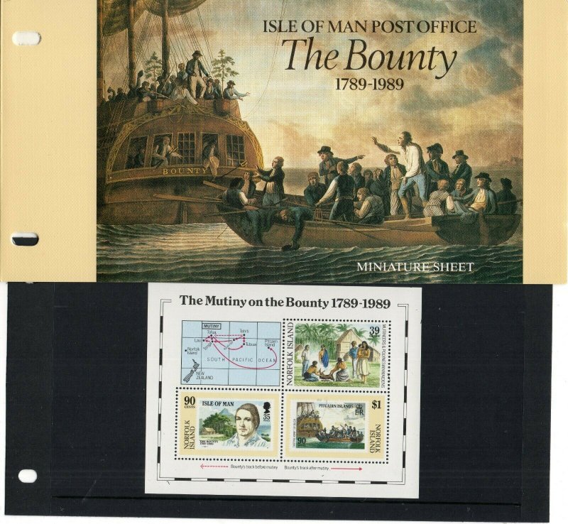 1989 Sg MS415 Bicentenary of the Mutiny on the Bounty Presentation Pack
