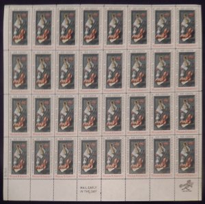 MALACK 1386 6c William M. Harnett, F-VF NH or better..MORE.. sheet1386