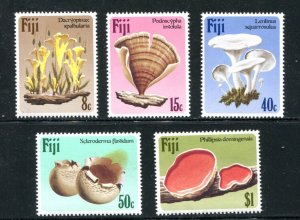 1984 Fiji #500-04 set of Mushroom Fungi postage stamps - MNH cv $11.50