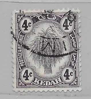 Malaya - Kedah 29 Sheaf of Rice single Used