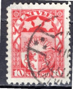 Latvia; 1931: Sc. # 143: Used Single Stamp