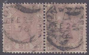 Great Britain scott #66 Used pair