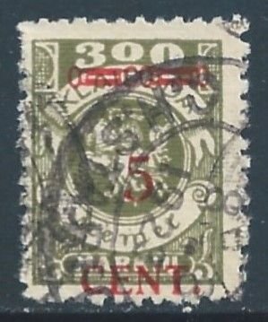 Memel #N56 Used 300m 1923 Lithuanian Occupation Issue Surcharged