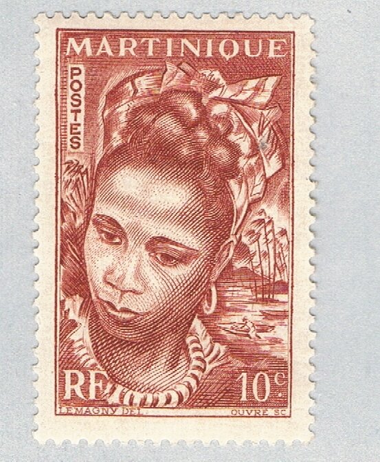 Martinique 217 Unused Girl 2 1947 (BP61808)