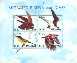 Maldives MNH S/S Migrated Birds