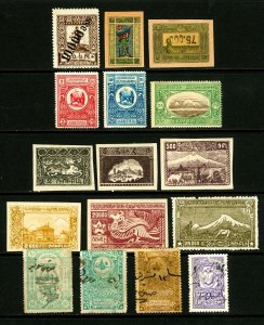 Armenia, Georgia, Azerbaijan 1919-1923 Assorted Early Imperfs Inverted Surcharge