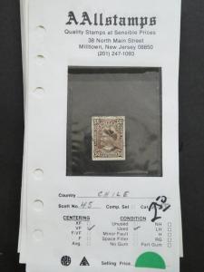 EDW1949SELL : CHILE Nice Mint & Used collection of singles & sets. Cat $241.00