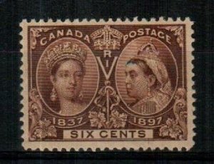 Canada Scott 55 Mint hinged (ink mark on hairline right side) [TH1147]