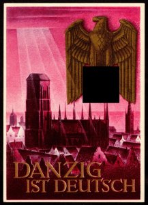 1939, Germany, Danzig Ist Deutsch Propaganda Postcard