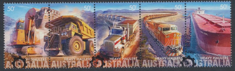 Australia  SC#  2843a SG 2967a Used  Heavy Haulers with fdc see details & scan