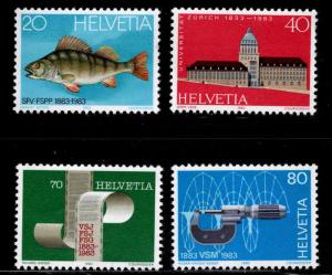 Switzerland Scott 733-736 MNH** 1983 stamp set