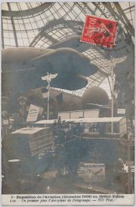 56598 -  AVIATION EXPOSITION Zeppelin - FRANCIA - POSTAL HISTORY:  POSTCARD 1908