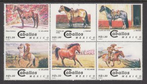 Mexico 1893 Horses MNH VF