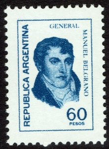 Argentina #1101  MNH - 60p General Manuel Belgrano (1977)