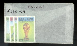 MALAWI Sc#566-569 Complete Mint Never Hinged Set