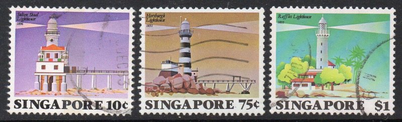 Singapore 1982 Lighthouses used