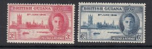 British Guiana 242-3 Victory mnh