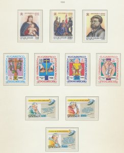 VATICAN - Scott 927-930, 936-938 & 939-941 - MNH - 1993