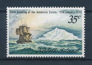 [117079] Norfolk Island 1973 Sailing ship Antarctica Captain Cook  MNH