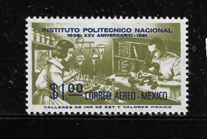 MEXICO,C261, MINT HINGED, SCIENCE