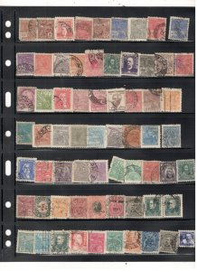 BRAZIL COLLECTION ON STOCK SHEET MINT/USED