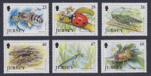 Jersey Insects 6v 2002 MNH SC#1035-1040 SG#1046-1051