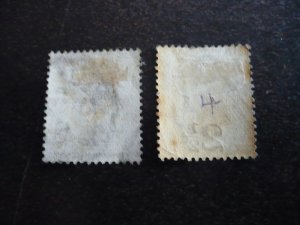 Stamps - Cape of Good Hope - Scott# 55,58 - Used Set of 2 Stamps