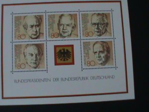 GERMANY-1982-SC# 1384-FAMOUS PERSONS OF GERMANY-MNH S/S -VF-HARD TO FIND-