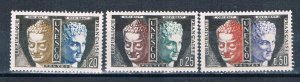 France 2O1-O2;2O4 Unused Budda and Hermes 1961 (F0198)+