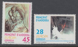 Andorra Spanish 223-224 MNH VF