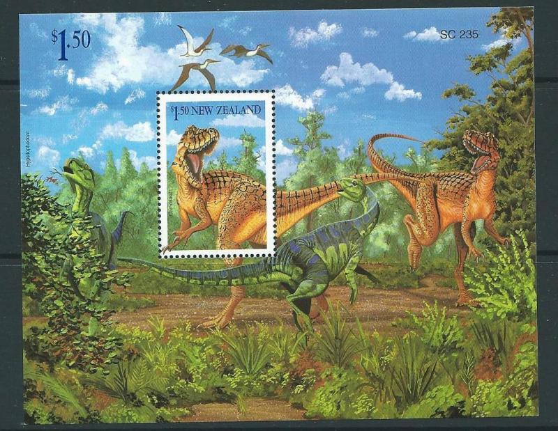 NEW ZEALAND SGMS1768 1993 PREHISTORIC ANIMALS MNH