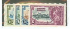 Northern Rhodesia #18-21 Mint (NH) Single (Complete Set)