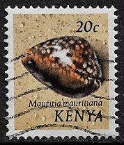 Kenya #39 Used Stamp - Seashell