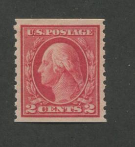 1914 US Coil Stamp #444 2c Mint Never Hinged Very Fine Original Gum