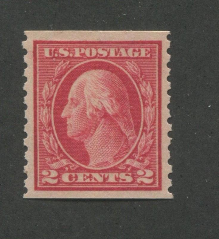 1914 US Coil Stamp #444 2c Mint Never Hinged Very Fine Original Gum