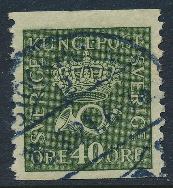 Sweden Scott 146v (Fa 158), 40ö Postemblem type I, F-VF Used