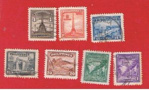 Philippines #504-510  VF used  Various Scenes   Free S/H