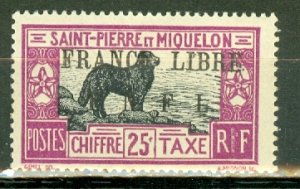 HI: St Pierre & Miquelon J42 mint CV $425