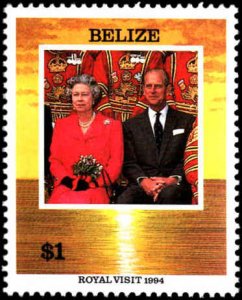 Belize #1022-1025, Complete Set(4), 1994, Royalty, Never Hinged