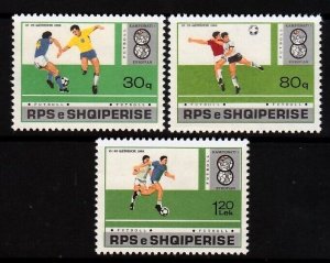 ALBANIA Sc 2274-6 NH ISSUE OF 1988 - SOCCER