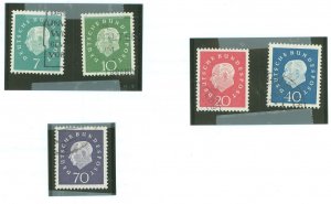 Germany #793-797 Used