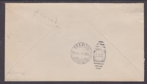 Mexico Sc 359 Bisect on 1914 Cover to Sonora