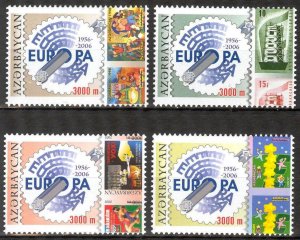 Azerbaijan 2005 50 Years of Europa CEPT stamps set of 4 MNH**