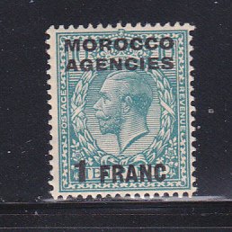 Great Britain Offices In Morocco 409 MNH Surcharge