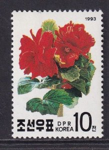 Korea DPR   #3187  MNH 1993 begonia