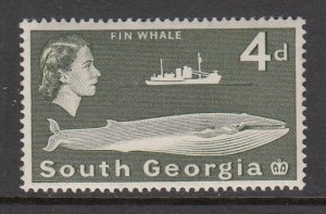 South Georgia 6 Whale MNH VF