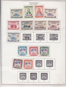 honduras stamps page ref 17310