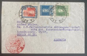 1933 Buenos Aires Argentina Early airmail Cover To IG Farben Berlin Germany