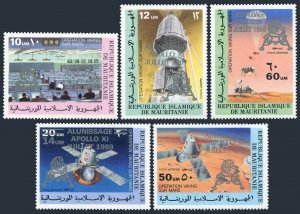 Mauritania 425-426,C192-C194,MNH.Mi 646-650. Apollo 11 Moon landing,10th Ann.