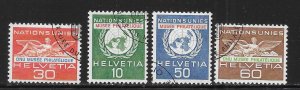 Switzerland UNO 7o34-7o37 Used